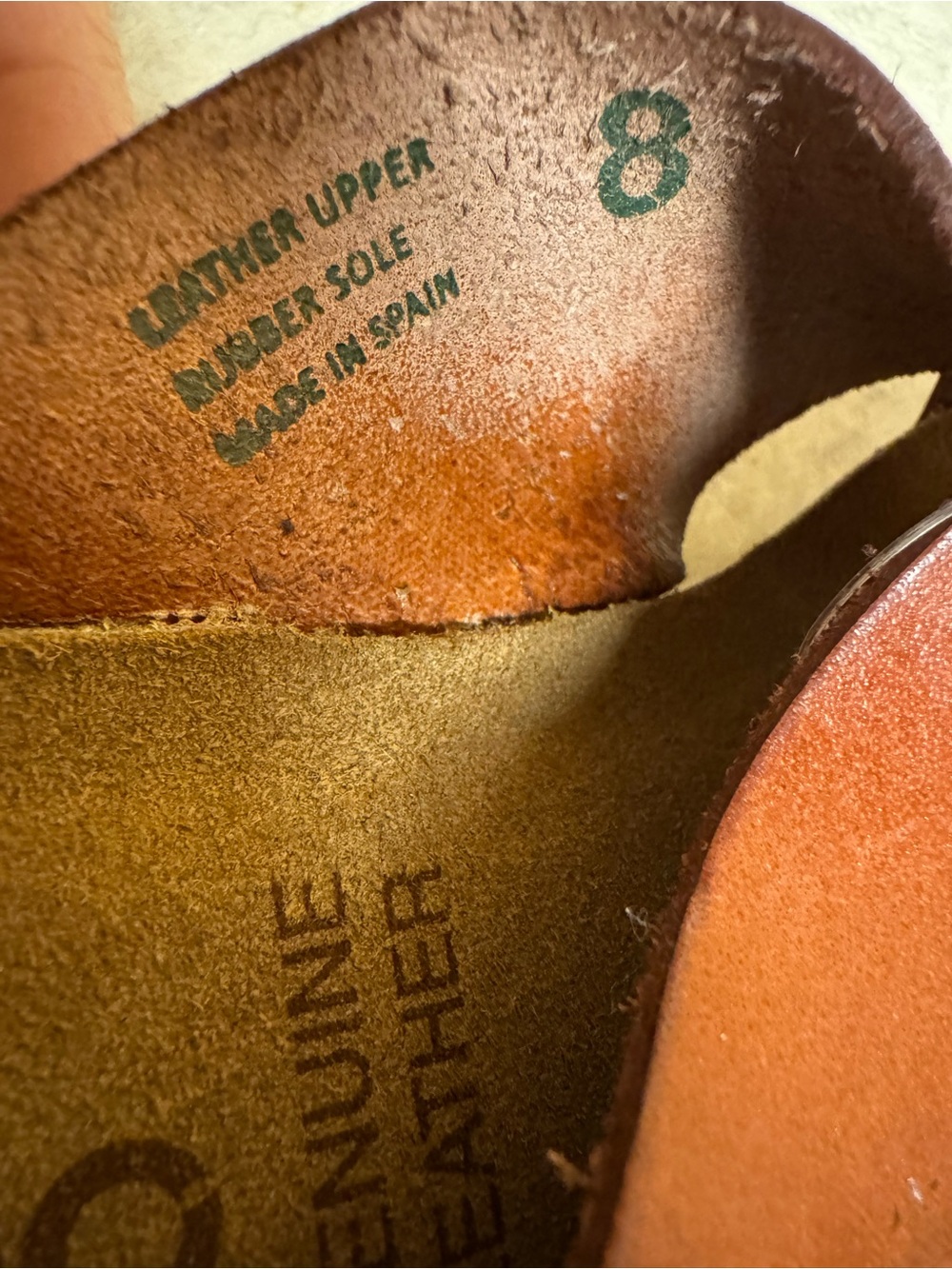 NWT Yokono Genuine Leather Criss-Cross Slide Sandals Size 8 Made in Spain - Picture 4 of 4